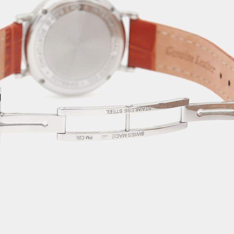 مملوكة مسبقًا IWC Portofino Diamond IW357403 Automatic Stainless Steel Womens Wristwatch 34 mm