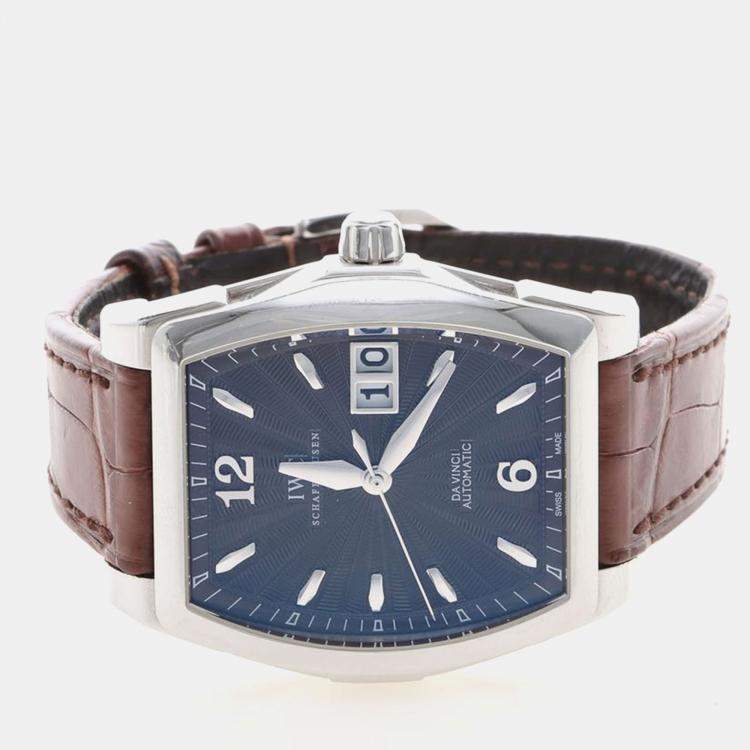 Pre Owned IWC Da Vinci IW452306 Automatic Stainless Steel Men's Wristwatch 36 mm