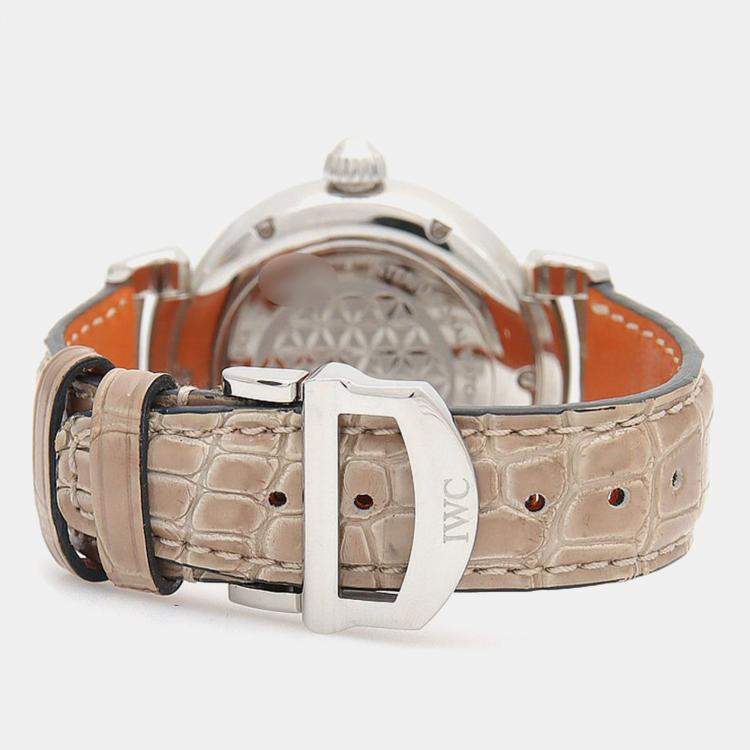 Pre Owned IWC Da Vinci IW458307 Automatic Stainless Steel Men's Wristwatch 36 mm