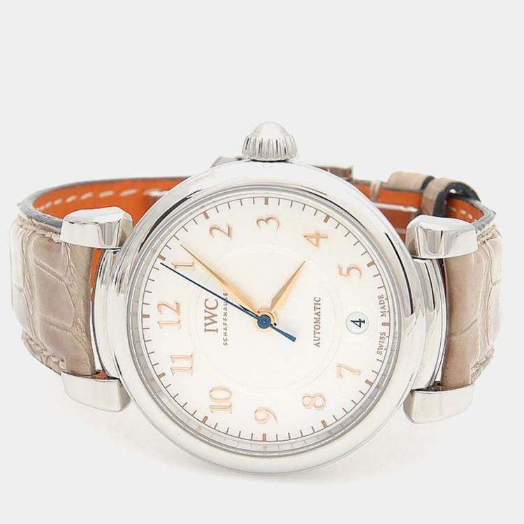 Pre Owned IWC Da Vinci IW458307 Automatic Stainless Steel Men's Wristwatch 36 mm