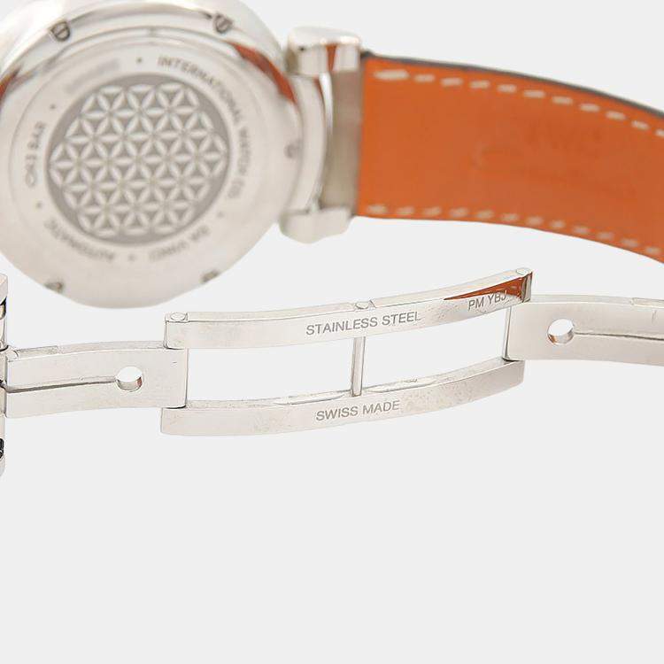 مملوكة مسبقًا ساعة يد رجالية أي دبليو سي دافنشي IW458307 أوتوماتيك ستانلس ستيل 36 مم