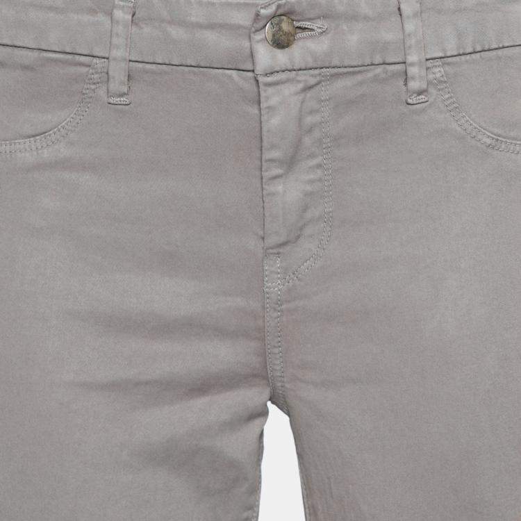 Pre Owned J Brand Stone Lyocell & Cotton Ankle Cuff Anja Pants M