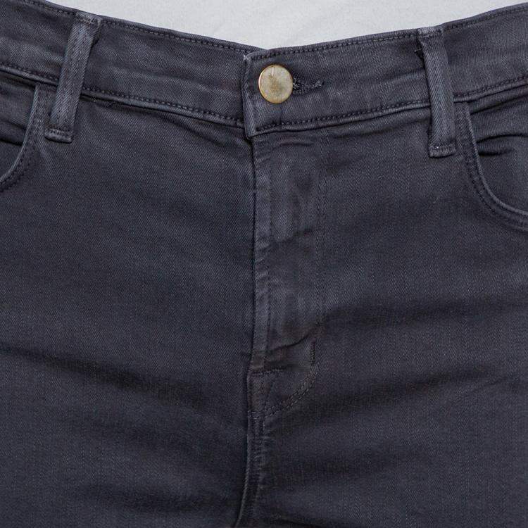 Pre Owned J Brand Dement Black Denim Distressed Alana Jeans M
