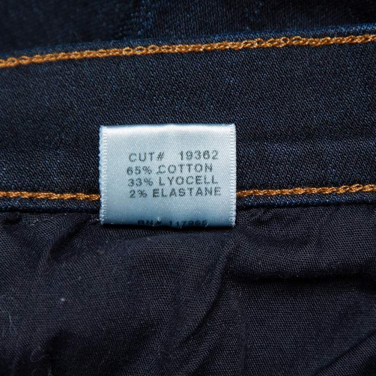 Pre Owned J Brand Navy Blue Denim Super Skinny Metropol Jeans M