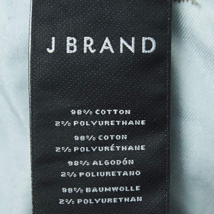 Pre Owned J Brand Blue Washed Denim Skinny Jeans M Waist 29"