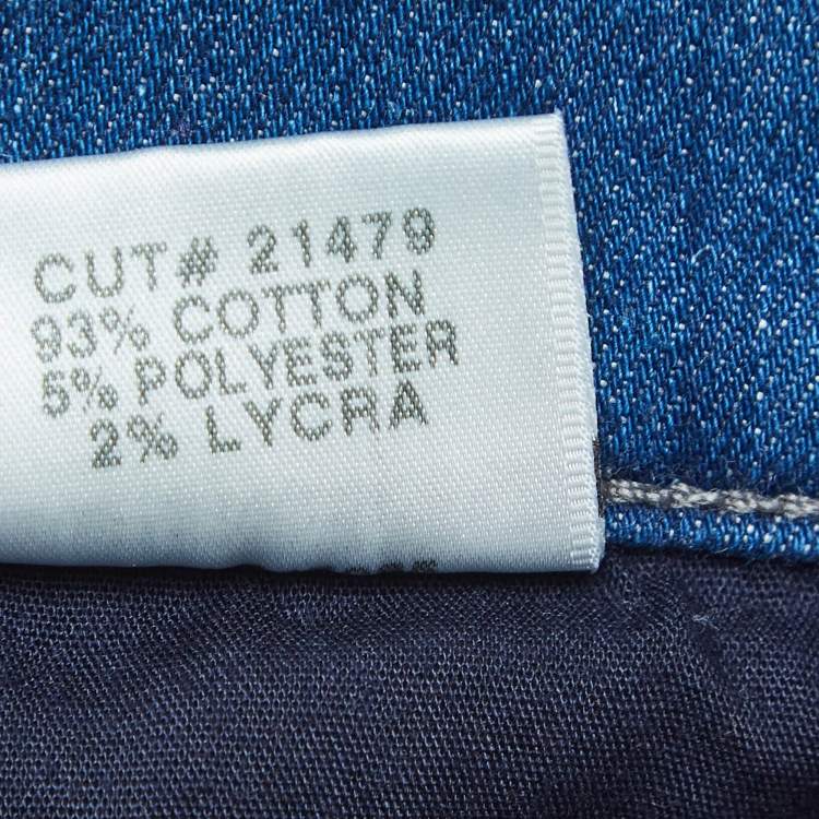Pre Owned J Brand Blue Denim Super Skinny Jeans L Waist 31"