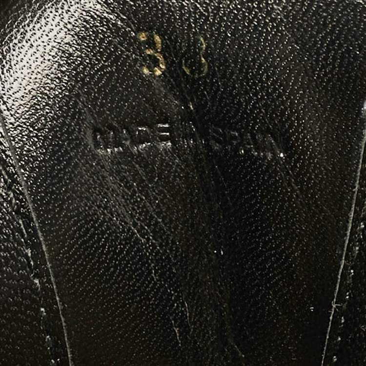 Pre Owned J.W.Anderson Brown Calf Hair Leopard Print Chain Detail Flat Mules Size 38