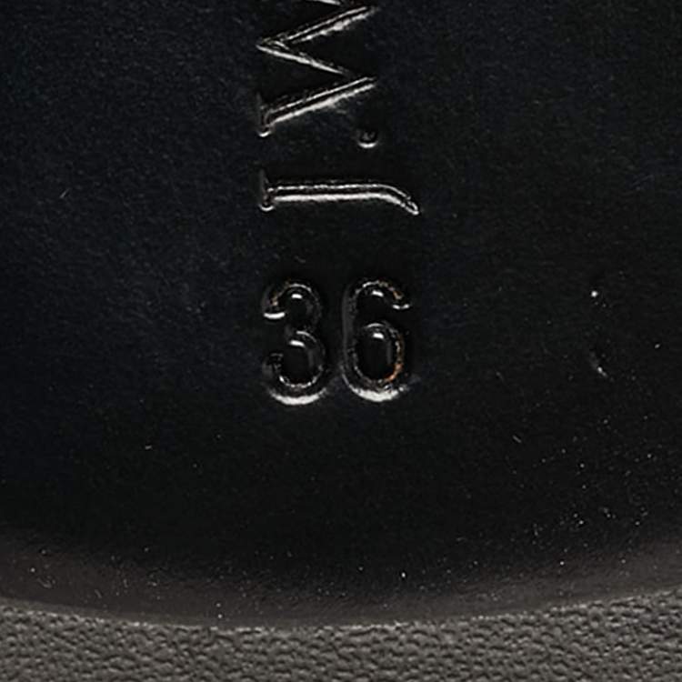 Pre Owned J.W. Anderson Brown Suede Ruffle Ankle Boots Size 36