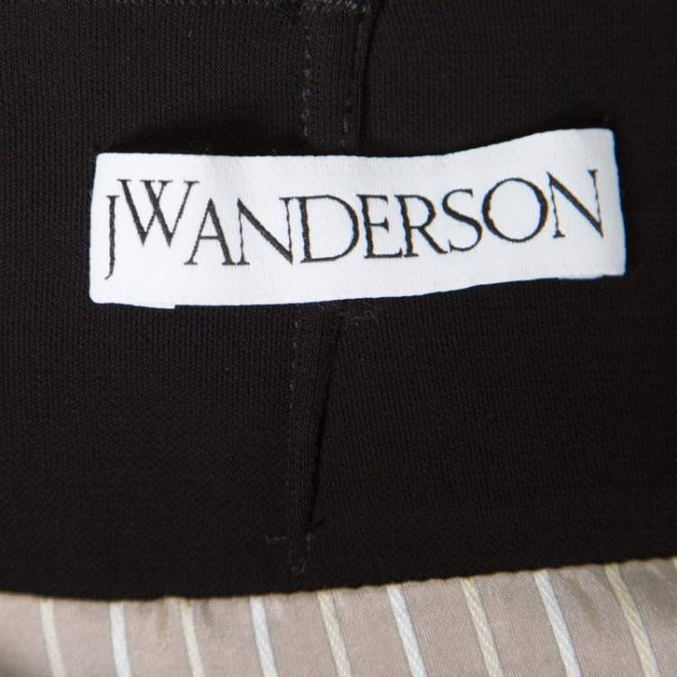 Pre Owned J.W.Anderson Multicolor Striped Cotton and Silk Handkerchief Skirt S