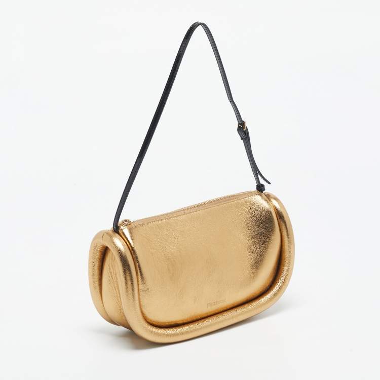 Pre Owned J.W.Anderson Gold Leather Bumper Baguette Bag