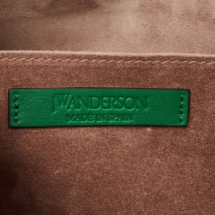 مملوكة مسبقًا J.W.Anderson Pierce Medium Green Leather Shoulder Bag