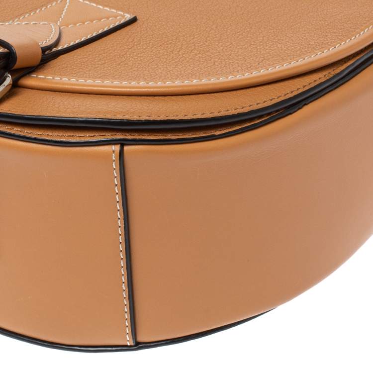 Pre Owned J.W.Anderson Caramel Brown Leather Bike Shoulder Bag