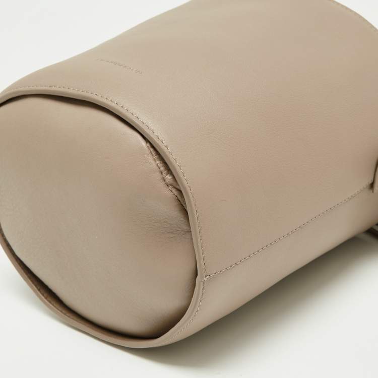 Pre Owned J.W. Anderson Beige Leather Drawstring Bucket Bag