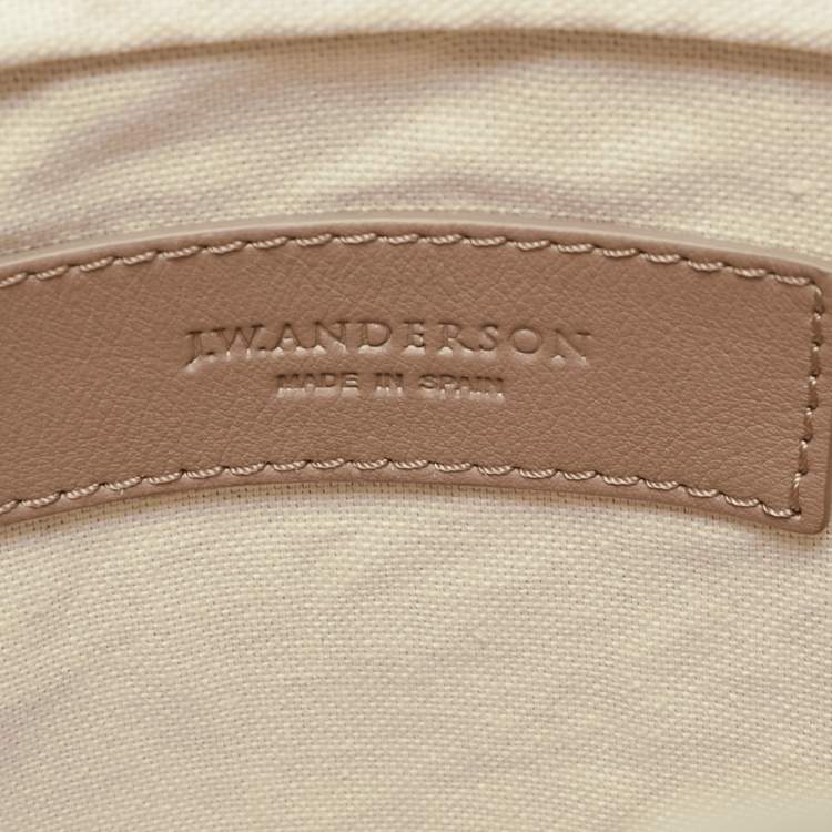 Pre Owned J.W. Anderson Beige Leather Drawstring Bucket Bag