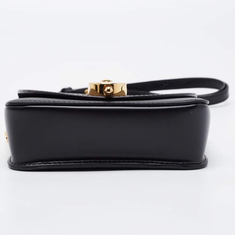 Pre Owned J.W.Anderson Black Leather Nano Keys Crossbody Bag 