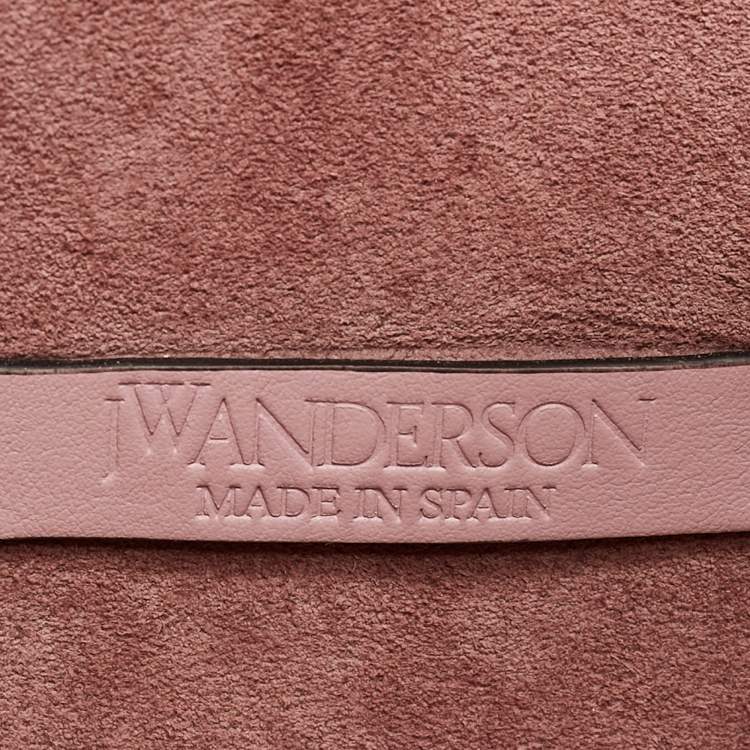 Pre Owned J.W.Anderson Pink Leather Chain Hobo