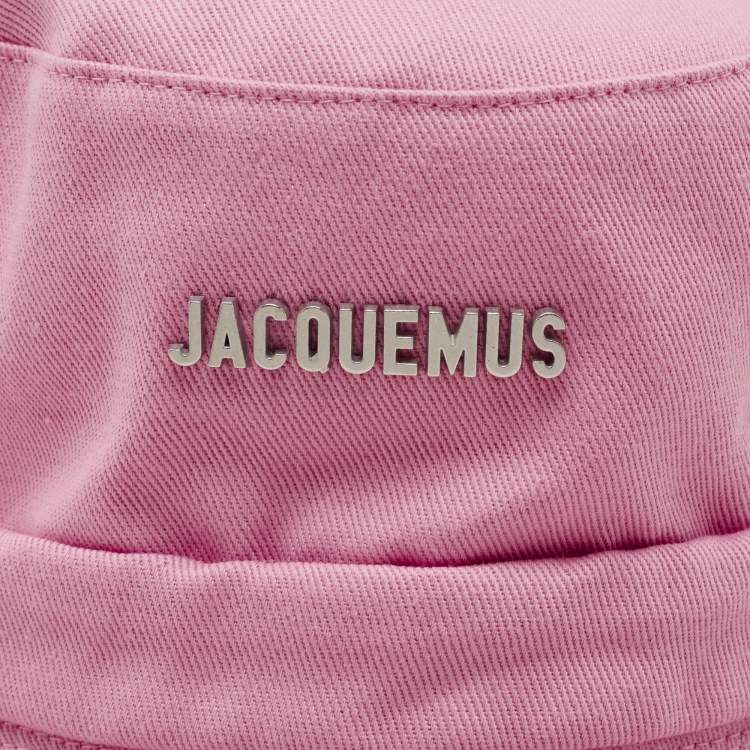 Pre Owned Jacquemus Pink Le bob Gadjo Canvas Bucket Hat