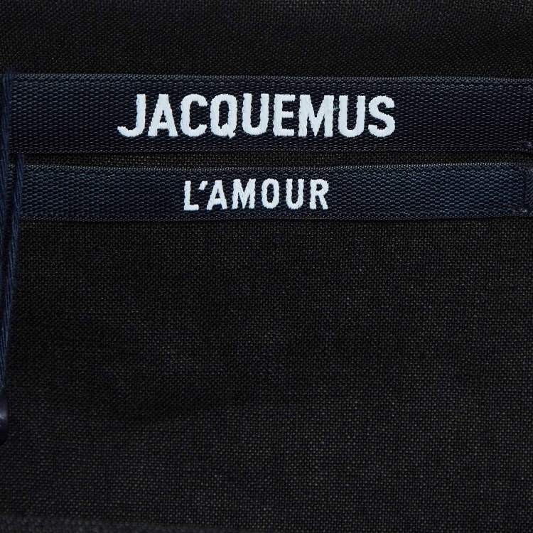 Pre Owned Jacquemus Black Wool Blend Exaggerated Sleeve Le Haut Camargue Top M