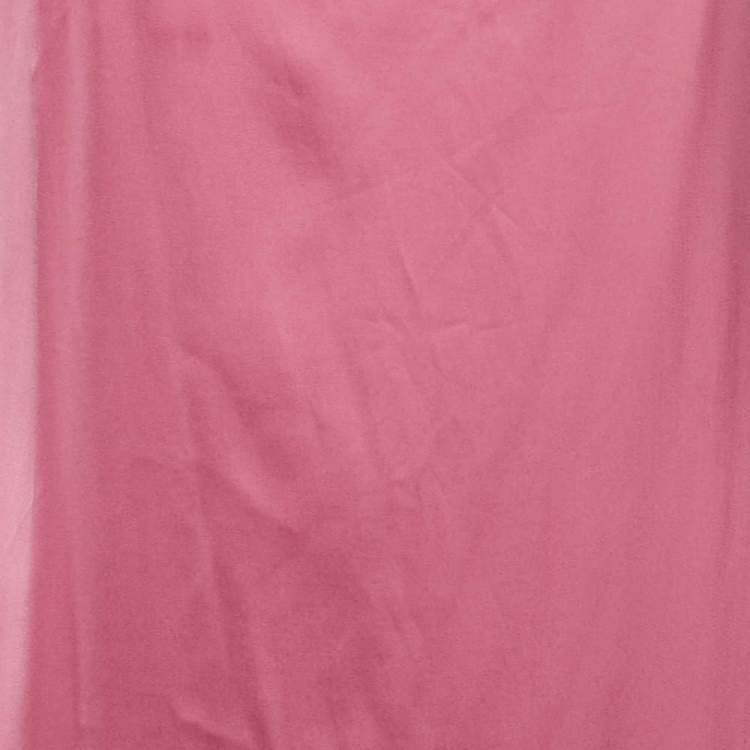 Pre Owned Jacquemus La Robe Stretch Satin Open-Back Mentalo Maxi Dress L