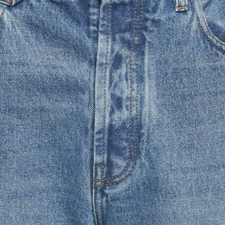 Pre Owned Jacquemus Blue Denim Wide Leg Jeans L Waist 30"