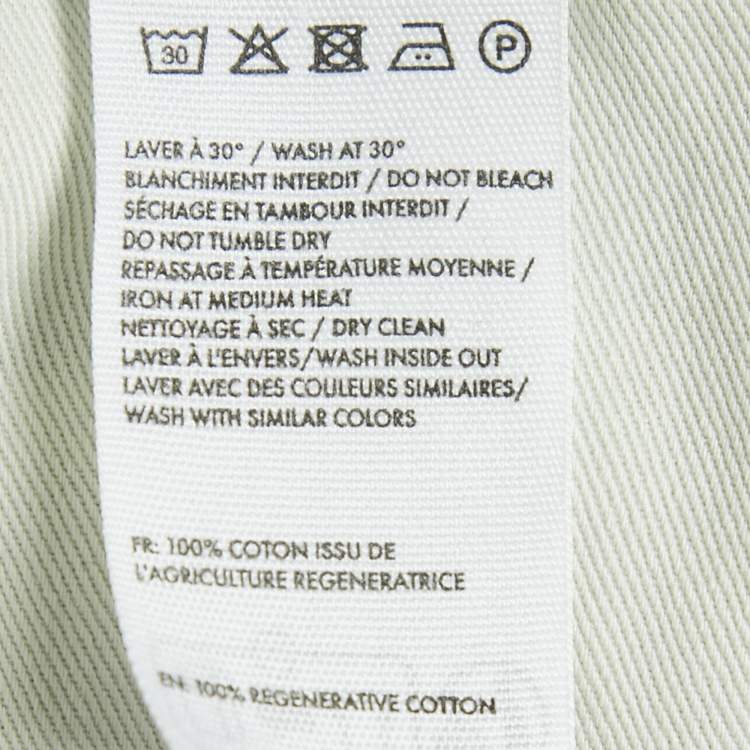 Pre Owned Jacquemus Blue Denim Wide Leg Jeans L Waist 30"