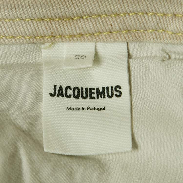 Pre Owned Jacquemus Light Blue Denim La Jupe De Nimes Mini Skirt S