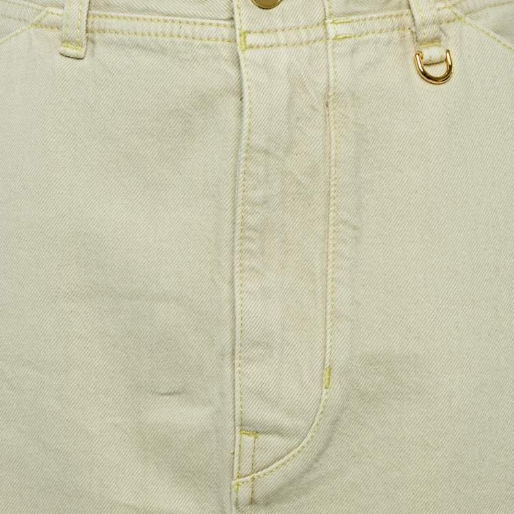 Pre Owned Jacquemus Light Blue Denim La Jupe De Nimes Mini Skirt S