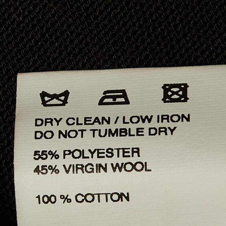 Pre Owned Jacquemus Black Wool Blend Le Souk Trousers S