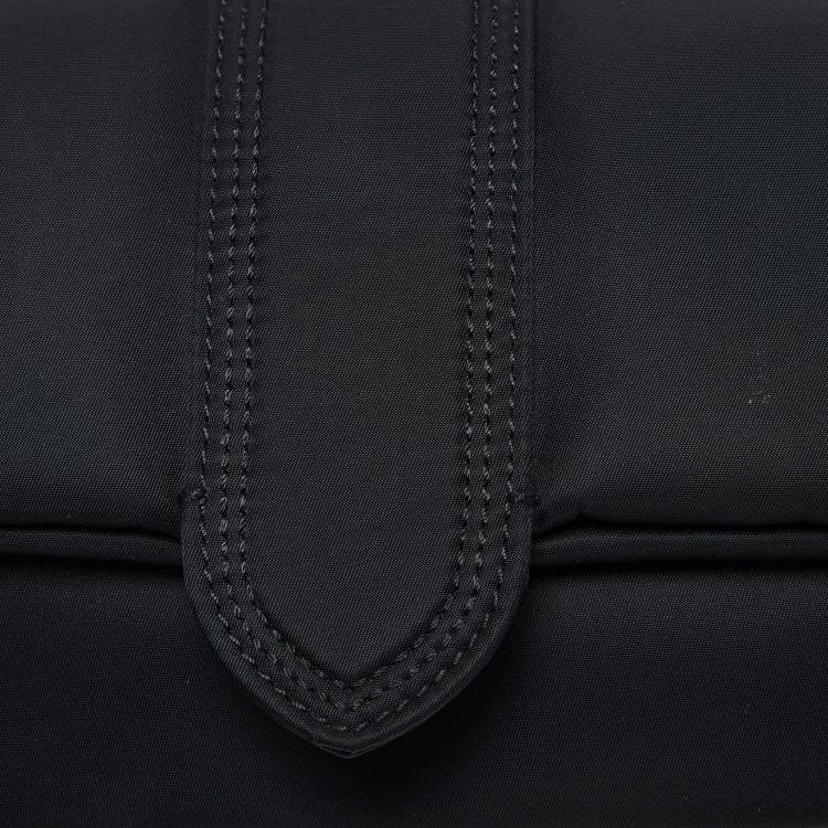 Pre Owned Jacquemus Black Nylon Le Bambino Flap Shoulder Bag
