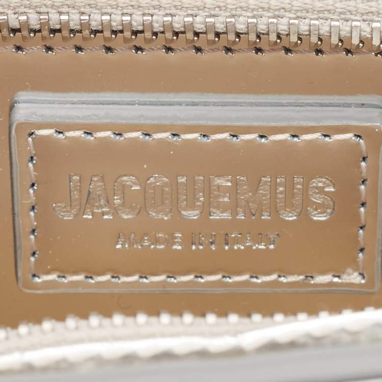 Pre Owned Jacquemus Silver Patent Leather Le Sac Ciuciu Shoulder Bag