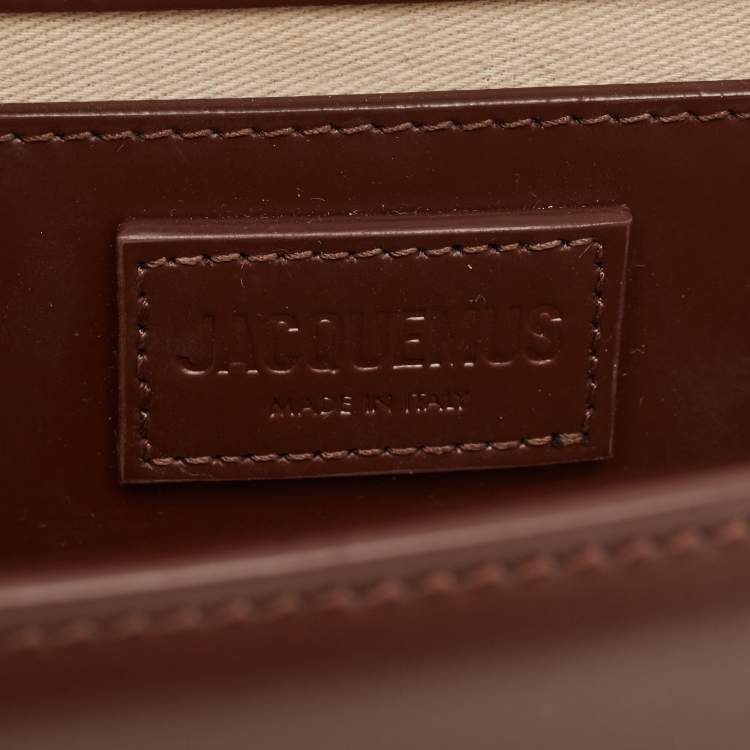 Pre Owned Jacquemus Brown Leather Le Bambino Long Shoulder Bag