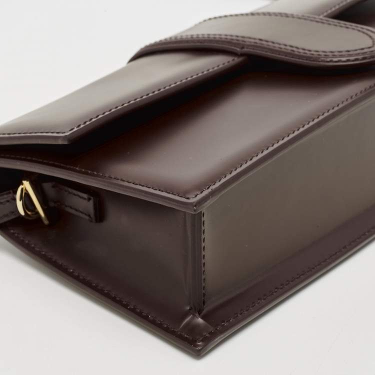 Pre Owned Jacquemus Brown Leather Le Bambino Long Shoulder Bag