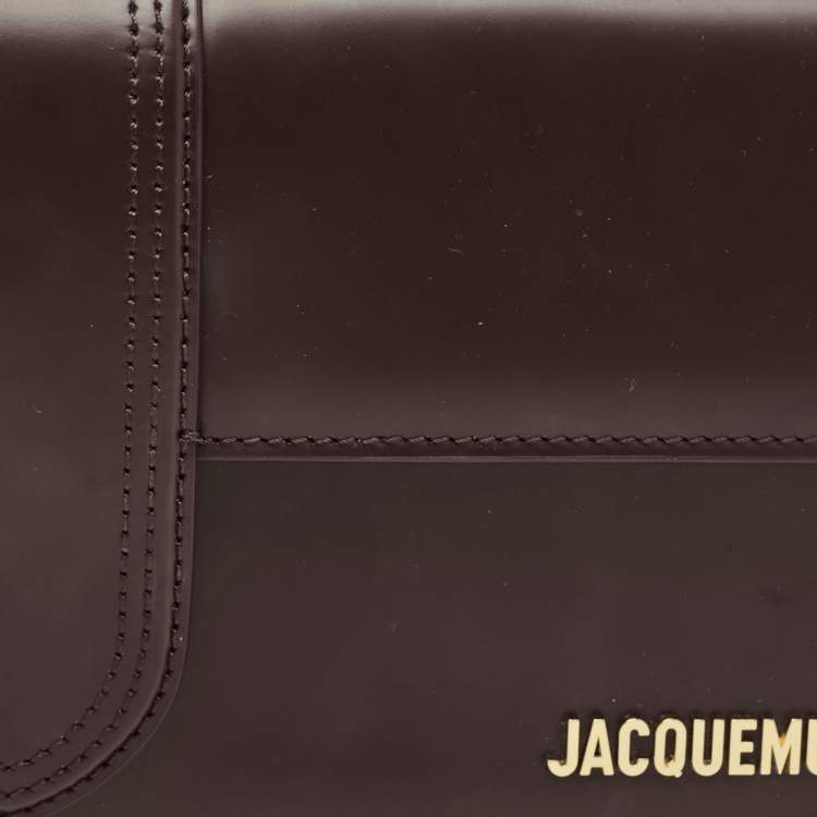 Pre Owned Jacquemus Brown Leather Le Bambino Long Shoulder Bag