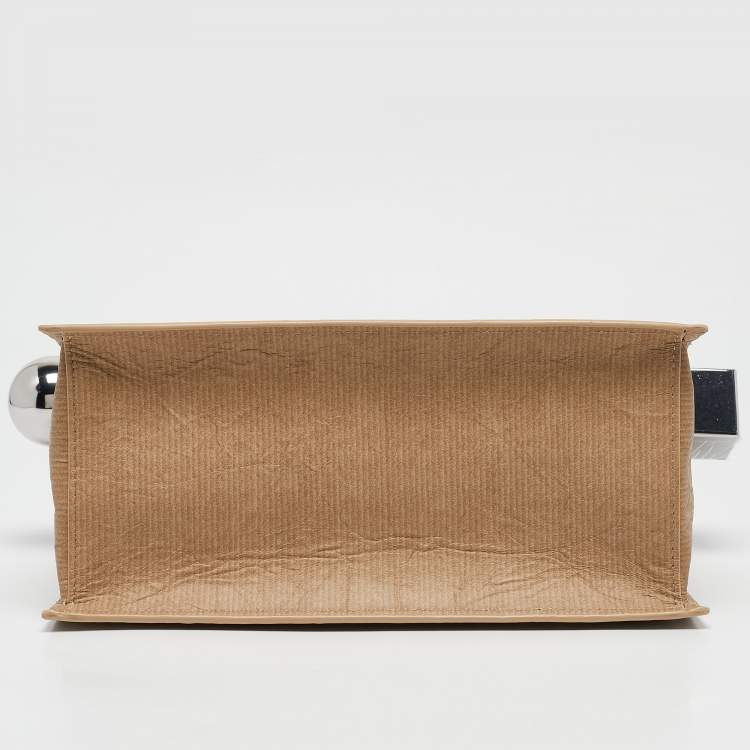 Pre Owned Jacquemus Beige Leather La Pochette Rond Clutch