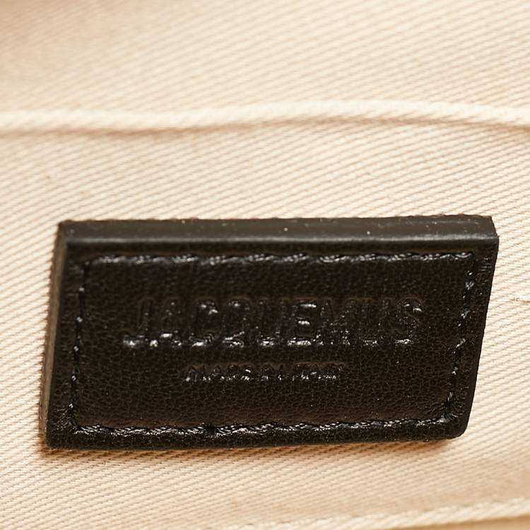 Pre Owned Jacquemus Beige Leather La Pochette Rond Clutch