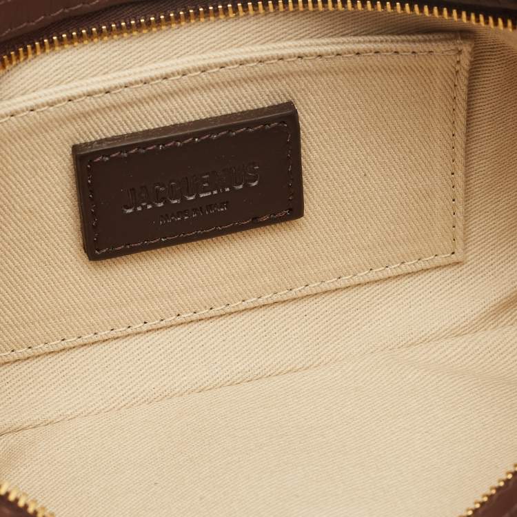 Pre Owned Jacquemus Brown Leather Le Bisou Perle Bag