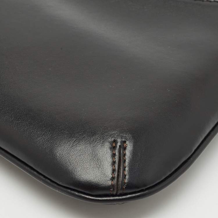 Pre Owned Jacquemus Black Leather Le Bisou Perle Bag