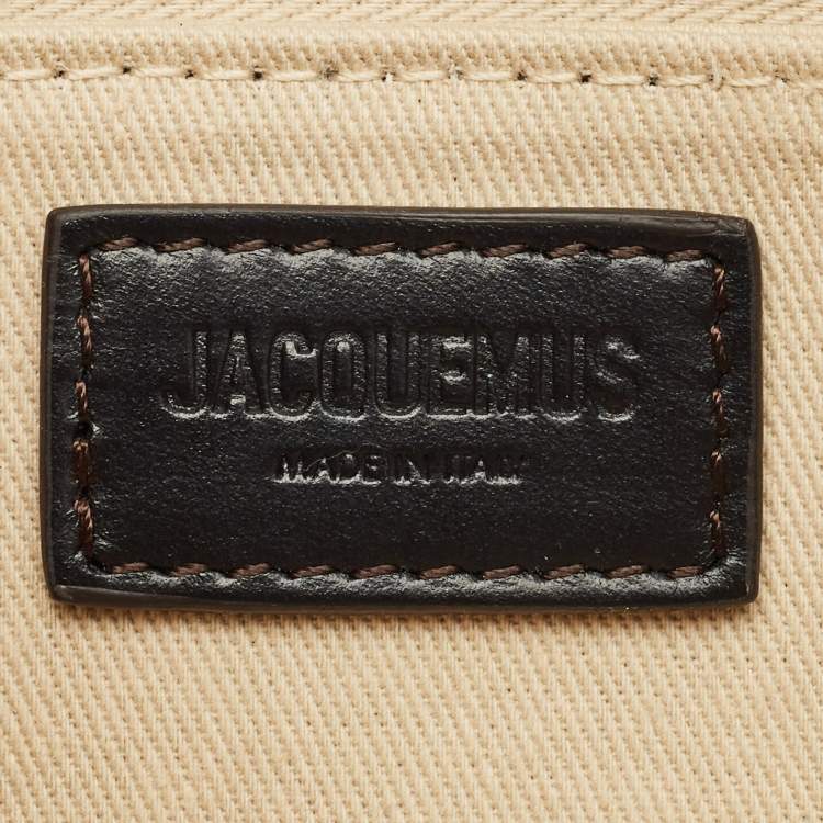 Pre Owned Jacquemus Black Leather Le Bisou Perle Bag