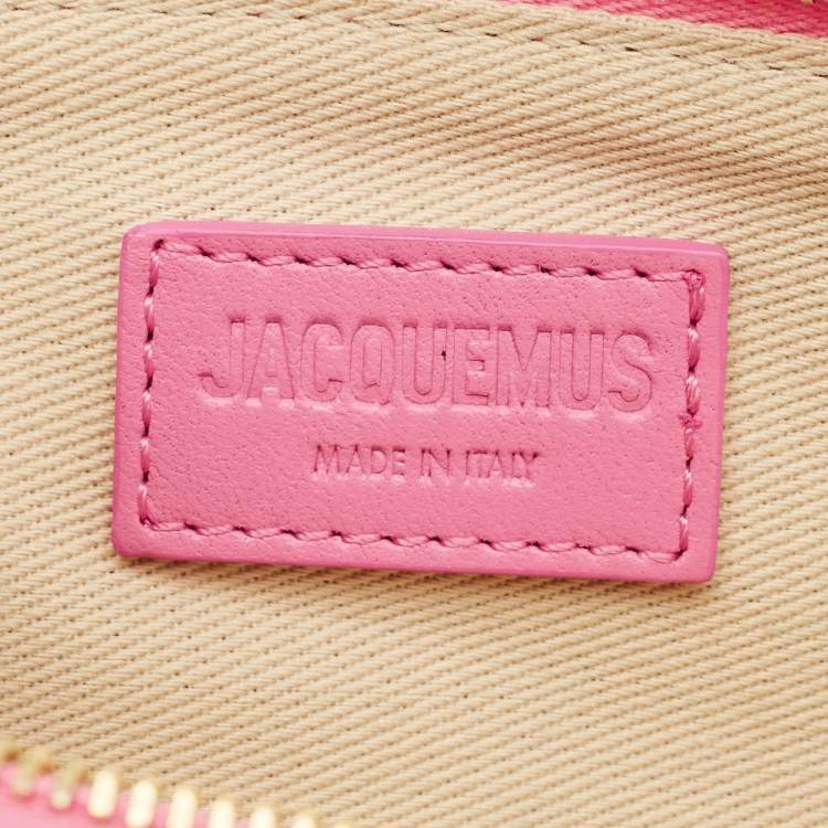 Pre Owned Jacquemus Pink Leather Le Pichoto Wallet