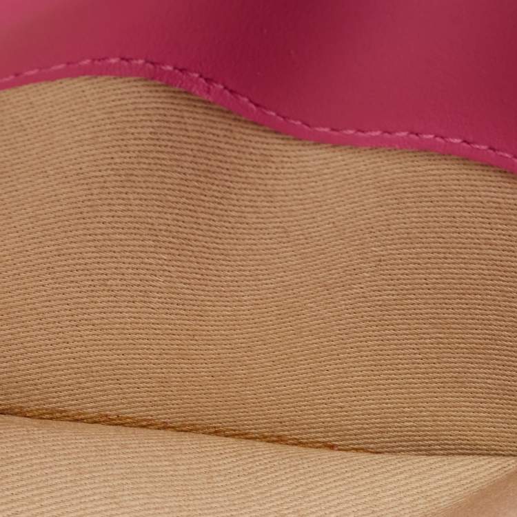 Pre Owned Jacquemus Pink Leather Le Pichoto Wallet