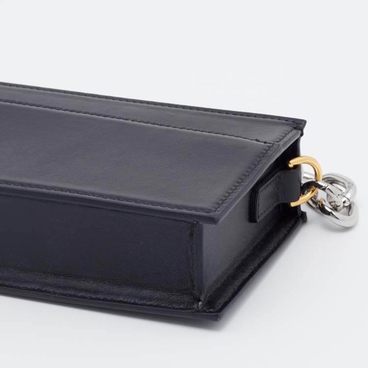 مملوكة مسبقًا Jacquemus Black Leather Le Sac Ciuciu Shoulder Bag