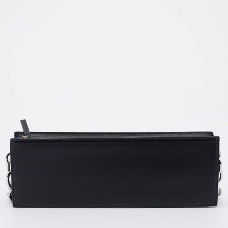 مملوكة مسبقًا Jacquemus Black Leather Le Sac Ciuciu Shoulder Bag