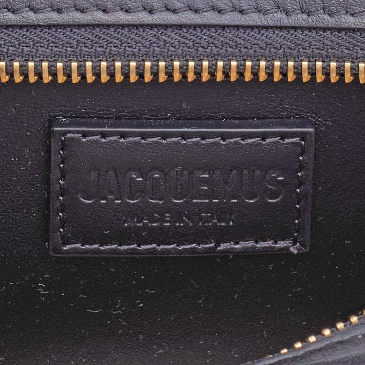مملوكة مسبقًا Jacquemus Black Leather Le Sac Ciuciu Shoulder Bag