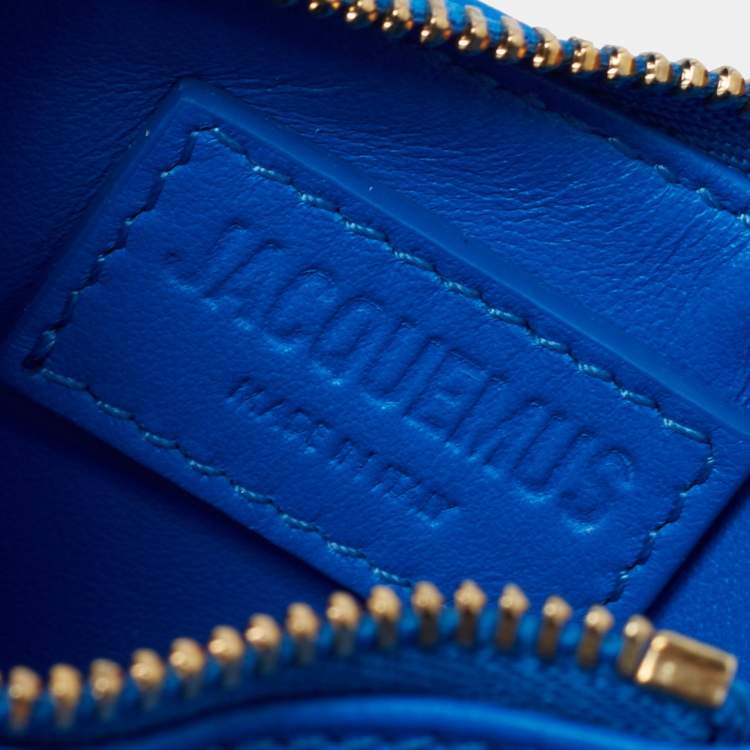 Pre Owned Jacquemus Blue Leather Le Pichoto Wallet