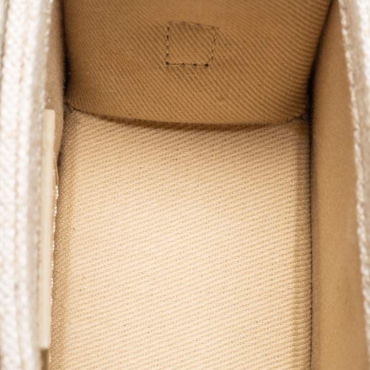 Pre Owned Jacquemus Beige Canvas Mini Le Chiquito Bag