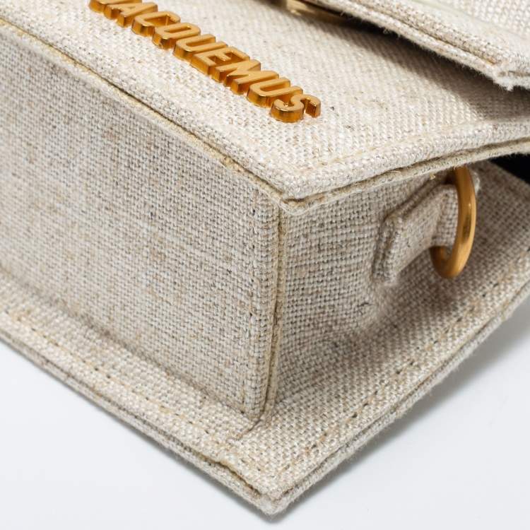 Pre Owned Jacquemus Beige Canvas Mini Le Chiquito Bag
