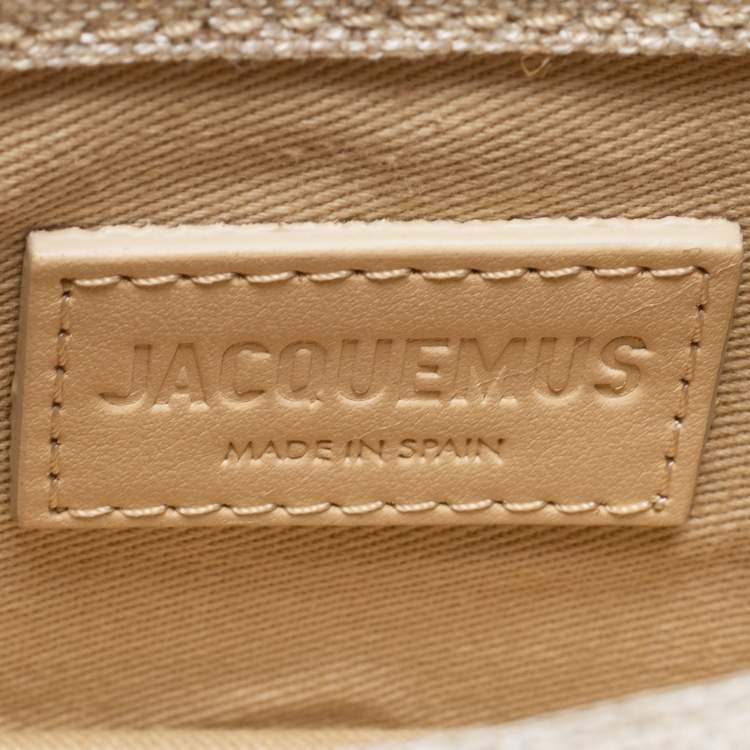 Pre Owned Jacquemus Beige Canvas Mini Le Chiquito Bag