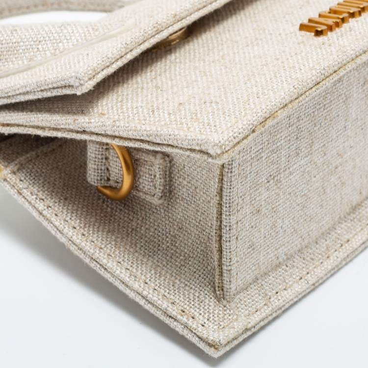 Pre Owned Jacquemus Beige Canvas Mini Le Chiquito Bag