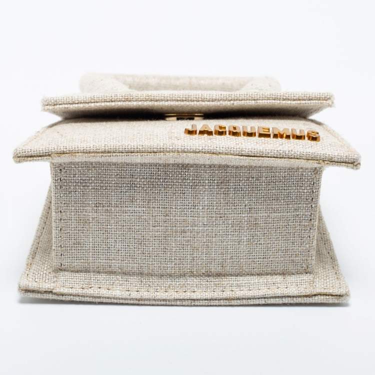 Pre Owned Jacquemus Beige Canvas Mini Le Chiquito Bag