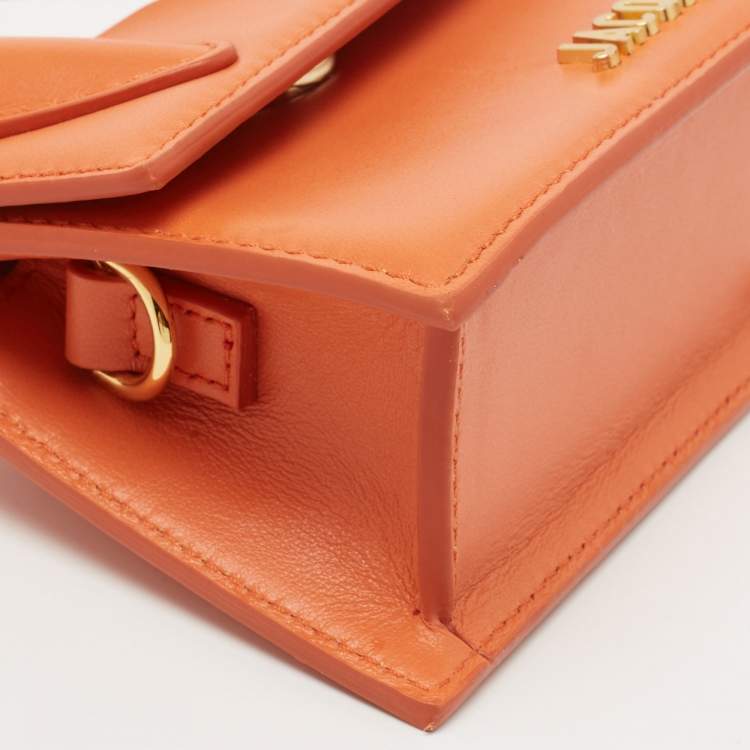 Pre Owned Jacquemus Orange Leather Le Chiquito Mini Bag